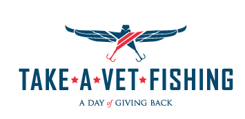 The Take a Vet Fishing organization logo